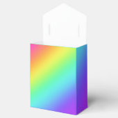 Heldere Regenboog Gradiënt Favorietendoos Bedankdoosjes (Geopend)