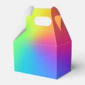 Heldere Regenboog Gradiënt Favorietendoos Bedankdoosjes (Achterkant)