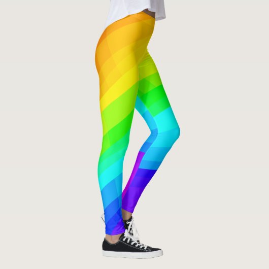 Heldere regenboog leggings (Rechts)