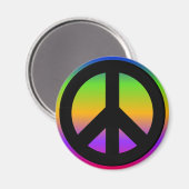 Heldere regenboog magneet (Voorkant / Achterkant)