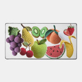 Heldere Regenboog Scrapbook Haakfruit Collage Bureaumat (Voorkant)