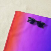 Heldere regenboog strandlaken (In situ)