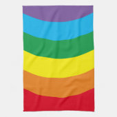 Heldere regenboog theedoek (Verticaal)