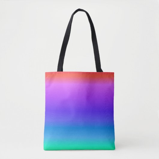 Heldere regenboog tote bag (Voorkant)