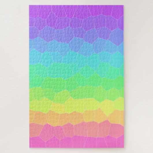 Heldere regenboog uitdagende puzzel legpuzzel (Verticaal)