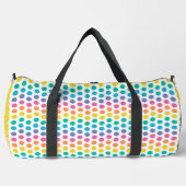 HELDERE REGENBOOGGEKLEURDE POLKA DOTS PLUNJEZAK (Voorkant)
