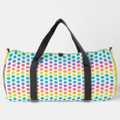 HELDERE REGENBOOGGEKLEURDE POLKA DOTS PLUNJEZAK (Achterkant)