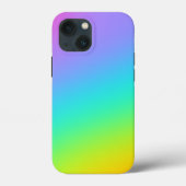 Heldere regenbooggradiënt Case-Mate iPhone case (Achterkant)