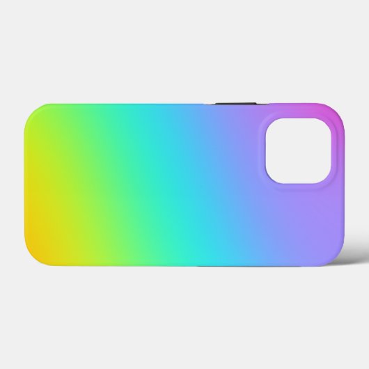Heldere regenbooggradiënt Case-Mate iPhone case (Achterkant (horizontaal))
