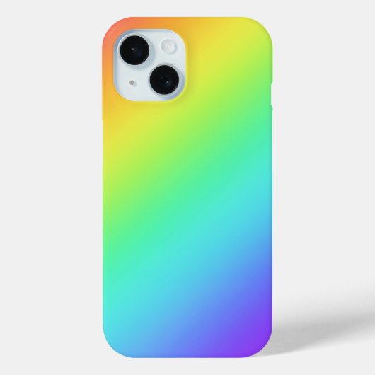 Heldere regenbooggradiënt Case-Mate iPhone case (Achterkant)