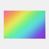 Heldere regenbooggradiënt deurmat (Voorkant)