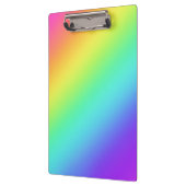 Heldere regenbooggradiënt klembord (Links)