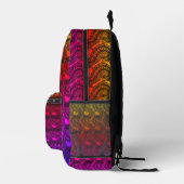 Heldere regenbooggradiënt pangolin rugzak (Rechts)