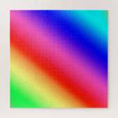 Heldere regenboogkleuren Jigzaag Puzzle Legpuzzel (Horizontaal)