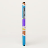Heldere regenboogkleuren mozaïek Case-Mate iPhone case (Achterkant/links)