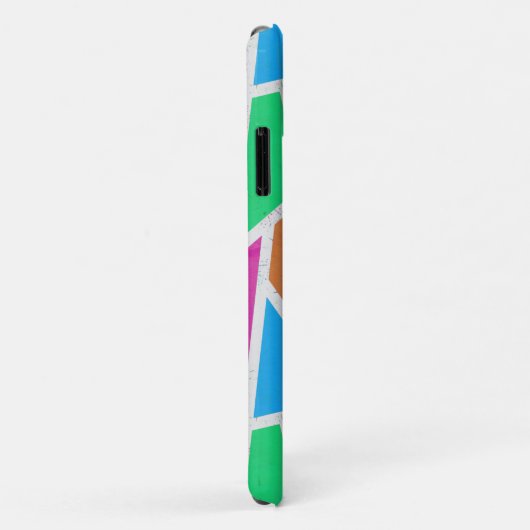 Heldere regenboogkleuren mozaïek Case-Mate iPhone case (Achterkant/rechts)