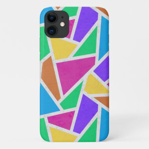 Heldere regenboogkleuren mozaïek Case-Mate iPhone case