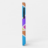 Heldere regenboogkleuren mozaïek Case-Mate iPhone case (Achterkant/links)