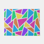 Heldere regenboogkleuren mozaïek deurmat (Voorkant)