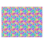 Heldere regenboogkleuren mozaïek tafelkleed (Voorkant (Horizontaal))