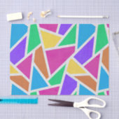 Heldere regenboogkleuren mozaïek tissuepapier (Craft)