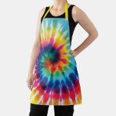 Heldere regenboogkleuren schort (Insitu)