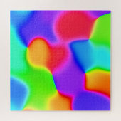 Heldere regenbooglobs Jigzaag Puzzle Legpuzzel (Horizontaal)
