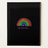 Heldere regenboogonderricht is mijn jam-leraar planner (Achterkant)