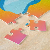 Heldere regenboogpuzzel legpuzzel (Zijkant)