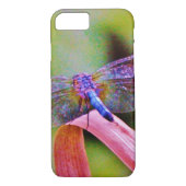 Heldere regenboogroze dragonvlieg Case-Mate iPhone case (Achterkant)