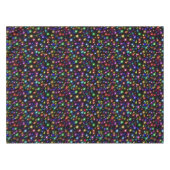 Heldere regenboogsparken, sterren en vuurwerk tafelkleed (Voorkant (Horizontaal))