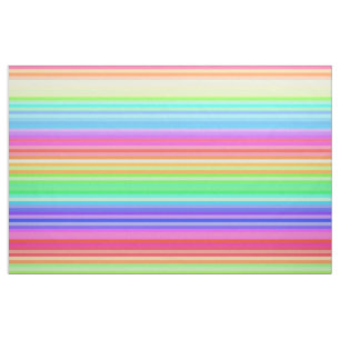 Heldere regenboogstrips stof