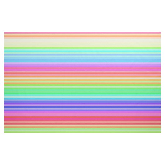 Heldere regenboogstrips stof (Fat Quarter)