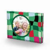 Heldere Retro geplakt ronde Fotoblokken (Rechts)