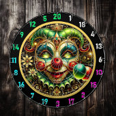 Heldere Retro Neon Dartbord voor Game Rooms