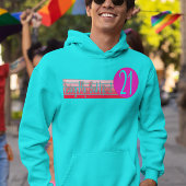 Heldere retro zonsondergang 'Living My Best Life a T-shirt