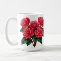 Heldere Rode Camellia Roos Boeket