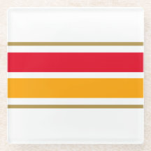 Heldere rode gele racestrepen witte achtergrond