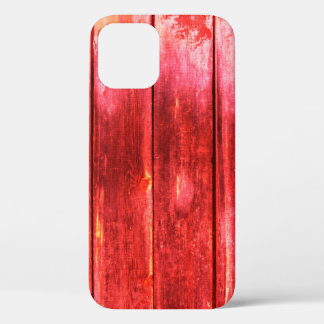 Heldere, rode houten wandstructuur. Houttextuur w Case-Mate iPhone Case