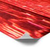 Heldere, rode houten wandstructuur. Houttextuur w Poster (Hoek)