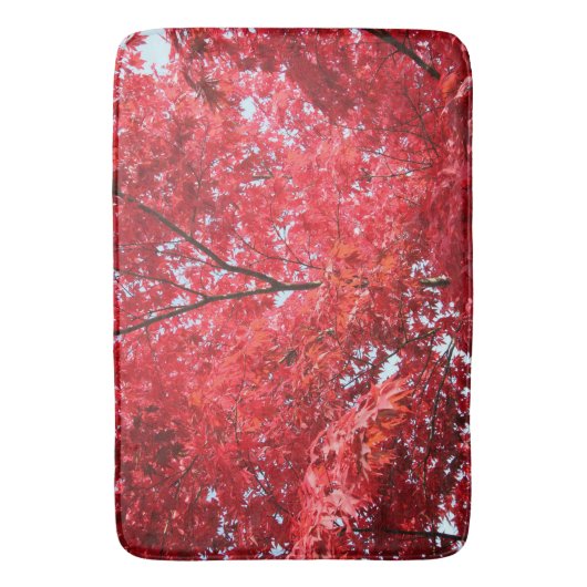 Heldere rode Japanse mantel Badmat (Voorkant Verticaal)