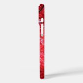 Heldere rode Japanse mantel Case-Mate iPhone Case (Achterkant / Links)