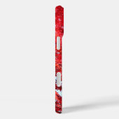 Heldere rode Japanse mantel Case-Mate iPhone Case (Achterkant / Rechts)