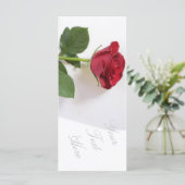 Heldere rode roze Jouw tekst platte Kaart toevoege (Staand voorkant)