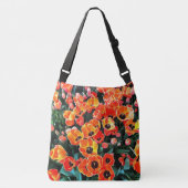 Heldere rode tulpen van Istanbul Crossbody Tas (Voorkant)