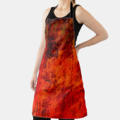 Heldere rode, vieze, zwarte, rode achtergrond. Hal Schort (Insitu)