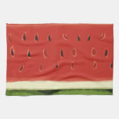 Heldere Rode Waterverf Watermeloen Keuken Handdoek (Horizontaal)