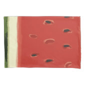 Heldere Rode Waterverf Watermeloen Kussensloop (Voorkant)