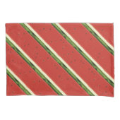 Heldere Rode Waterverf Watermeloen Kussensloop (Voorkant)