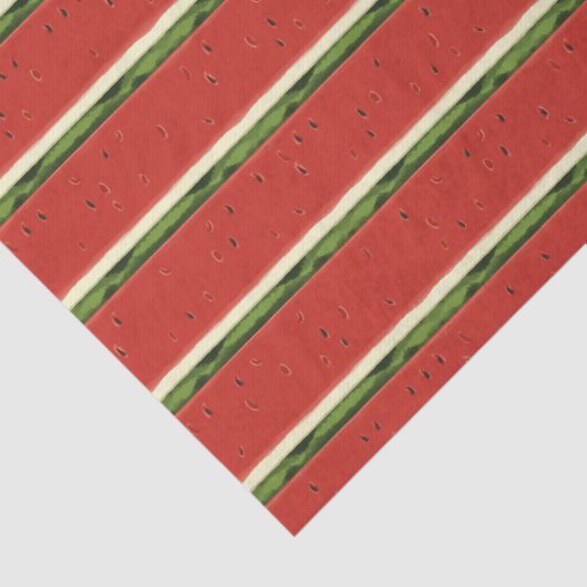 Heldere rode Waterverf Watermeloen Tissue Paper Tissuepapier (Detail)